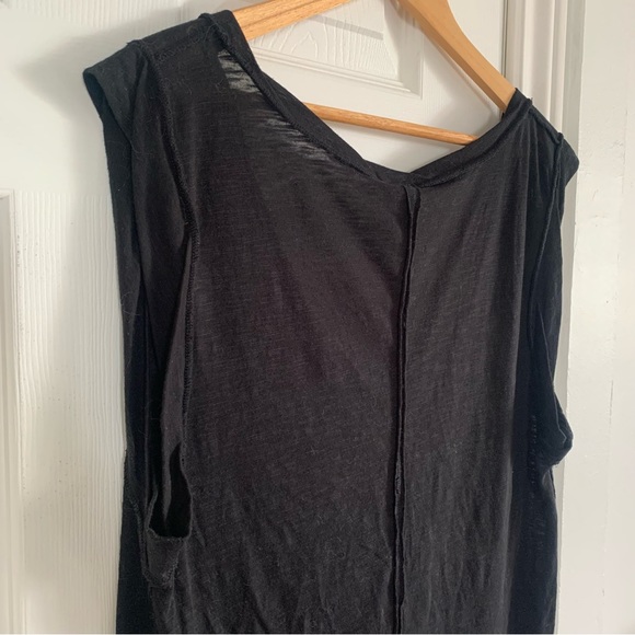 We The Free Black Burnout Sleeveless Shirt - Picture 4 of 10